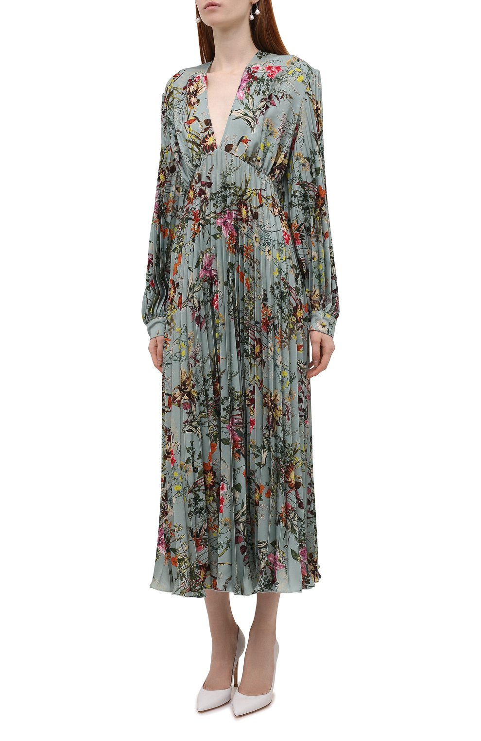 Платье LOOM BY RODINA зеленого цвета по цене 45000 руб., арт. LBR/FW-DRGE122, фото 3 Платье LOOM BY RODINA, арт. LBR/FW-DRGE122, фото 3