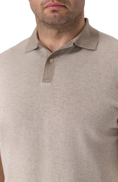 Поло из хлопка и кашемира PAUL&SHARK, арт. 25411604/3XL, фото 5