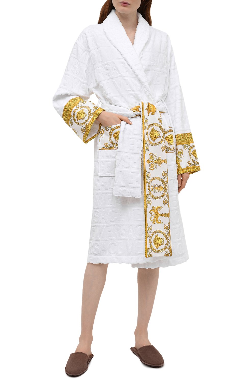 Хлопковый халат VERSACE, арт. ZACJ00008/ZC0SP052, фото 2