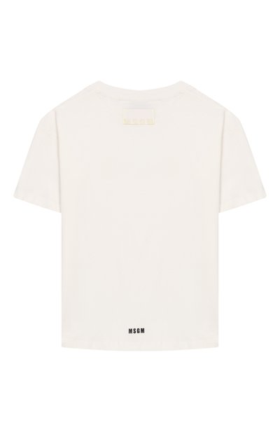 Хлопковая футболка MSGM KIDS, арт. S6MSJUTH151