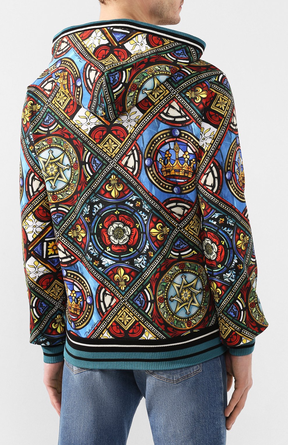 Хлопковое худи DOLCE & GABBANA, арт. G9QW1T/FS7H0, фото 4