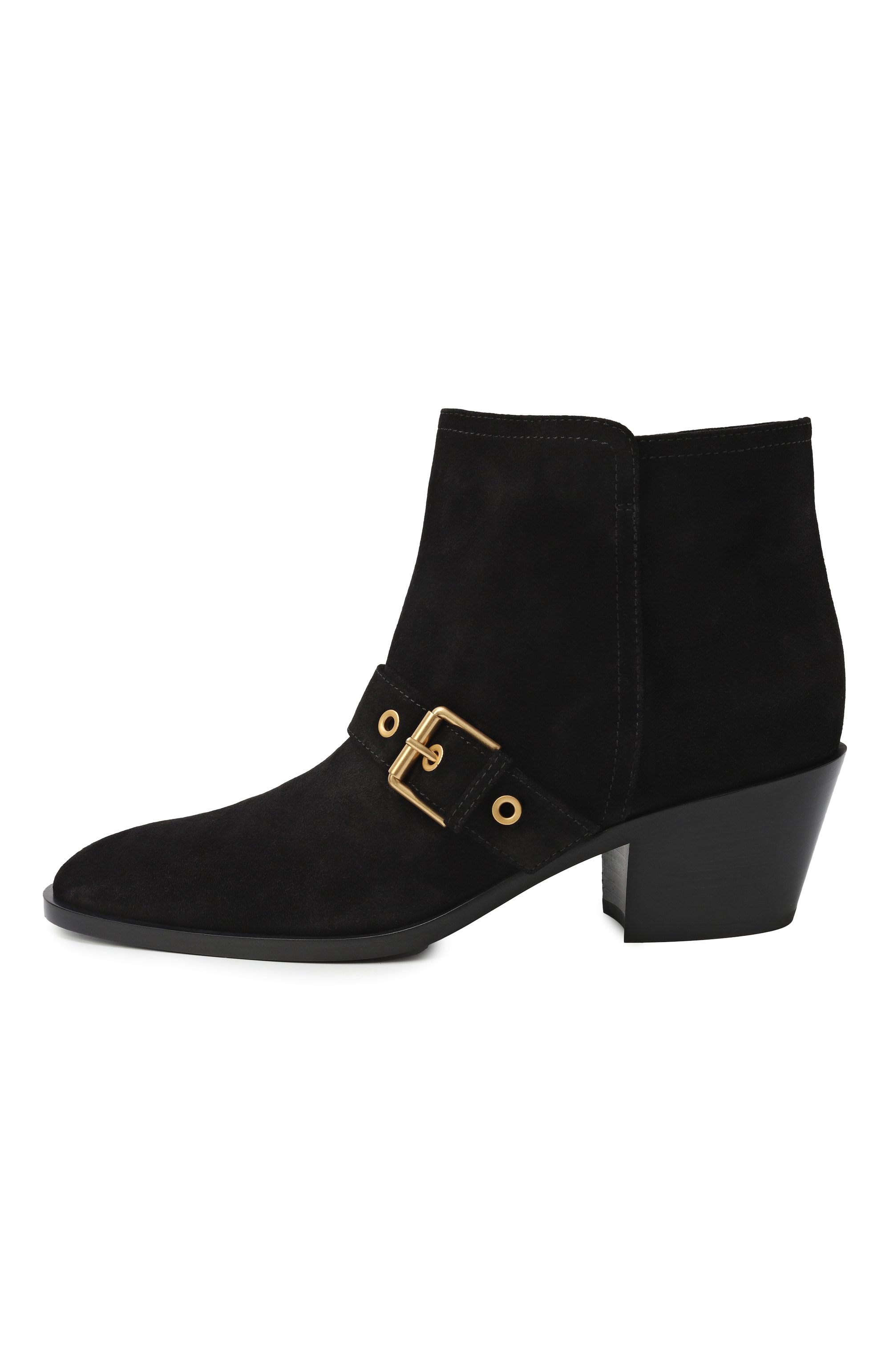 Замшевые ботильоны GIANVITO ROSSI, арт. G05627.SUENER0, фото 4