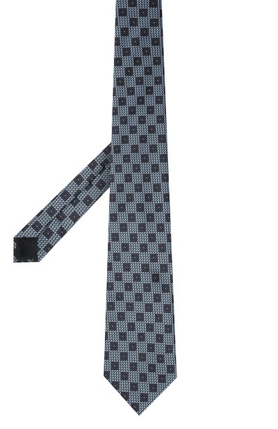 Шелковый галстук ZEGNA синего цвета по цене 22700 руб., арт. Z9D81/1XW, фото 2 Шелковый галстук ZEGNA, арт. Z9D81/1XW, фото 2