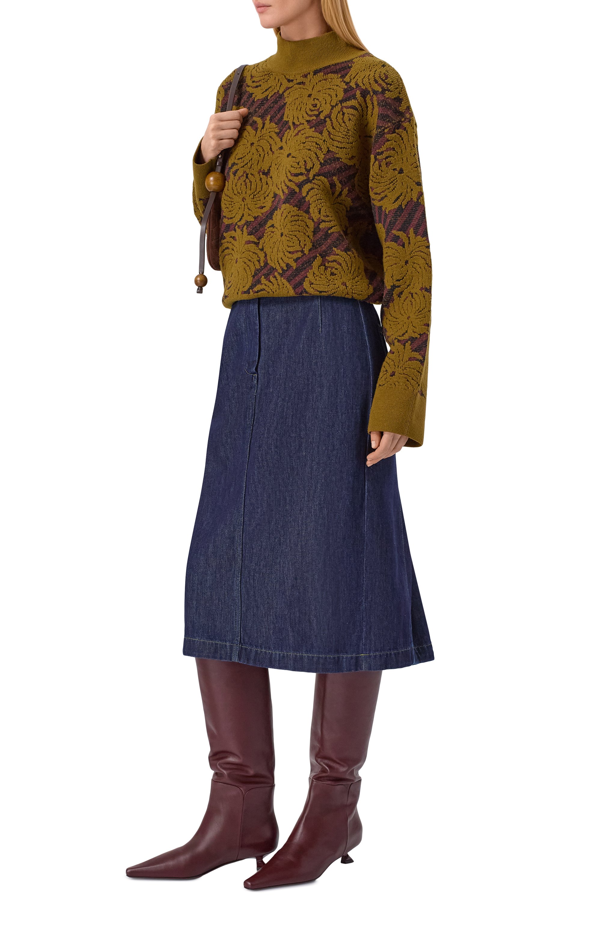 Свитер из шерсти и вискозы DRIES VAN NOTEN, арт. 011237-2731-606, фото 2