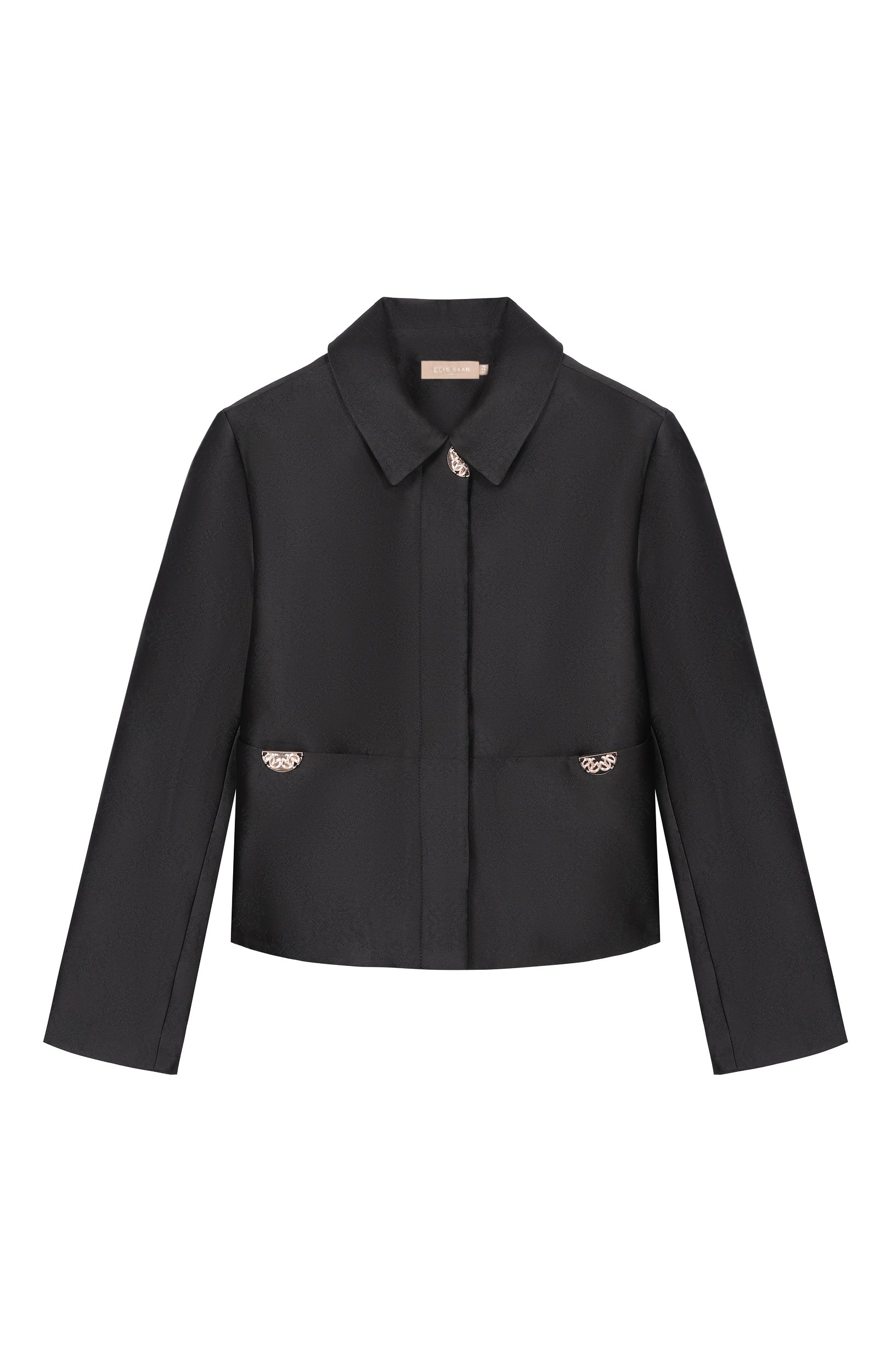 Жакет ELIE SAAB KIDS черного цвета по цене 77300 руб., арт. EFGC025/TS1133, фото 1 Жакет ELIE SAAB KIDS, арт. EFGC025/TS1133, фото 1