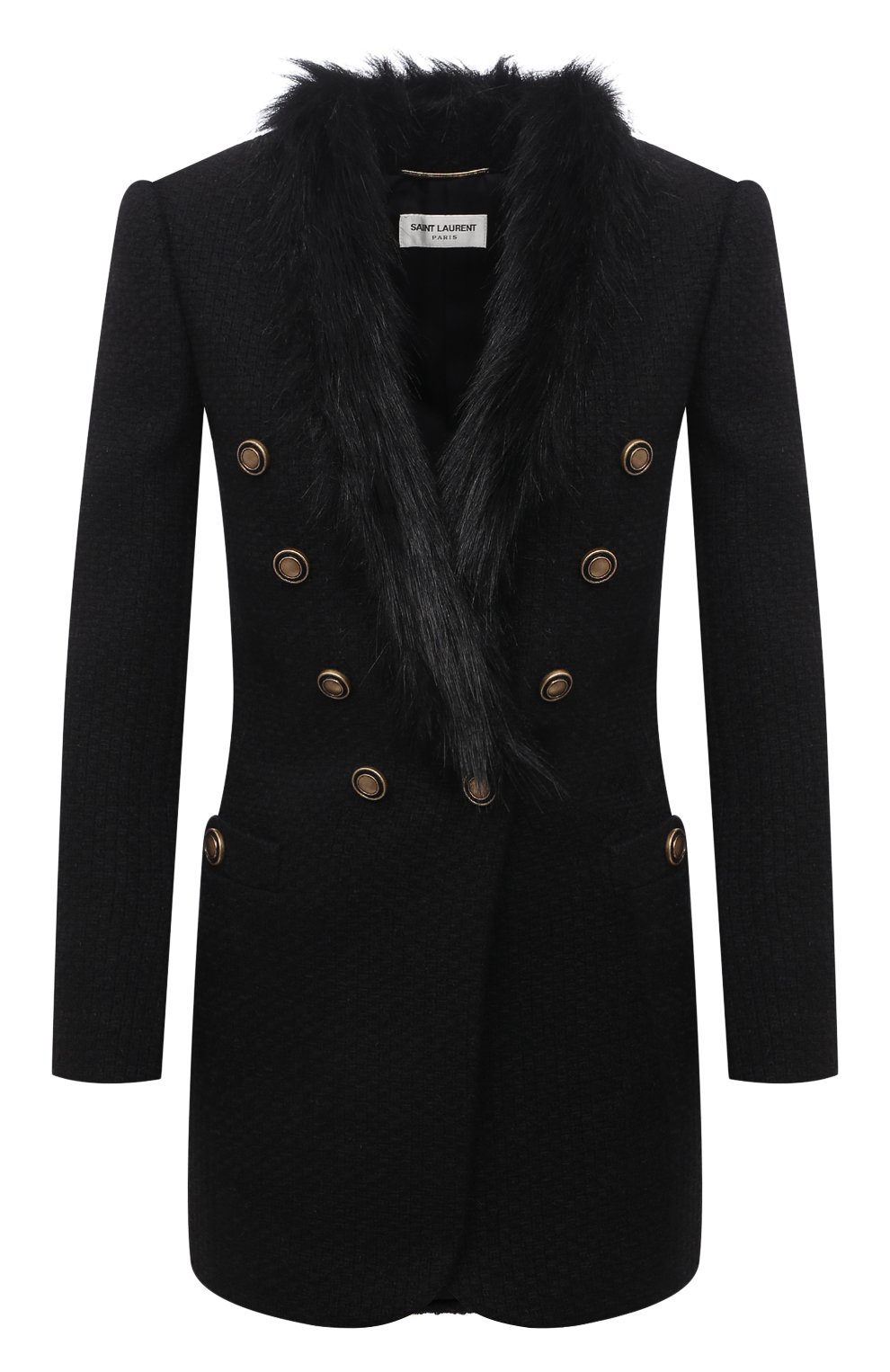 Шерстяной жакет SAINT LAURENT, арт. 668532/Y7D39, фото 1