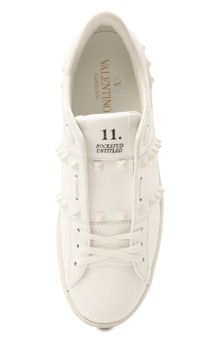 Кожаные кеды rockstud untitled VALENTINO, арт. VW0S0A01/YEK, фото 1