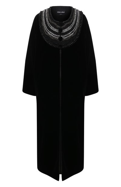 Женское бархатное пальто GIORGIO ARMANI, арт. 0WH0L06B/T028Q