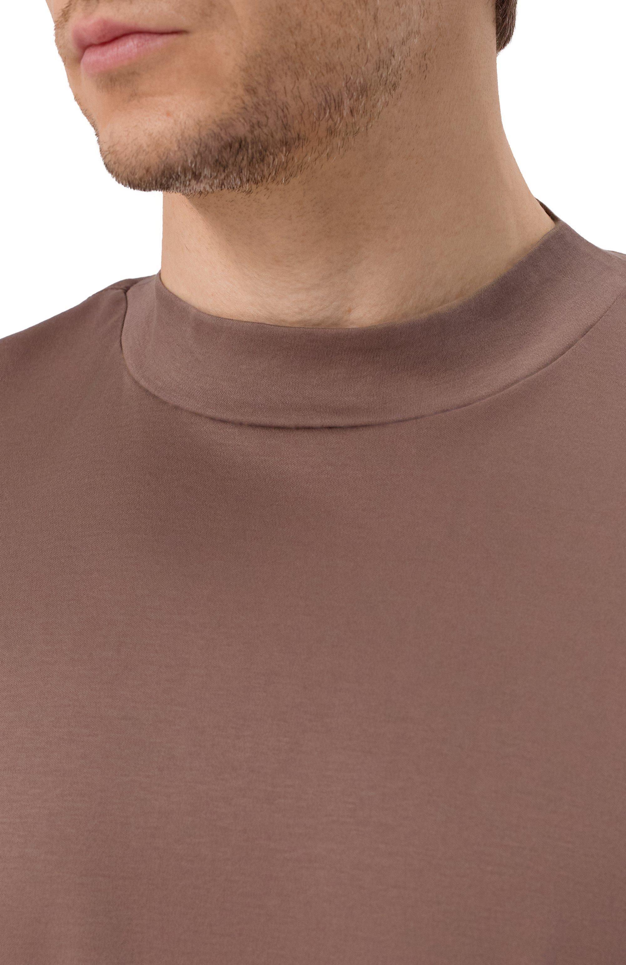 Хлопковый лонгслив VAN LAACK коричневого цвета по цене 26700 руб., арт. VL-PAM0S-XX/180031/3XL-6XL, фото 5 Хлопковый лонгслив VAN LAACK, арт. VL-PAM0S-XX/180031/3XL-6XL, фото 5