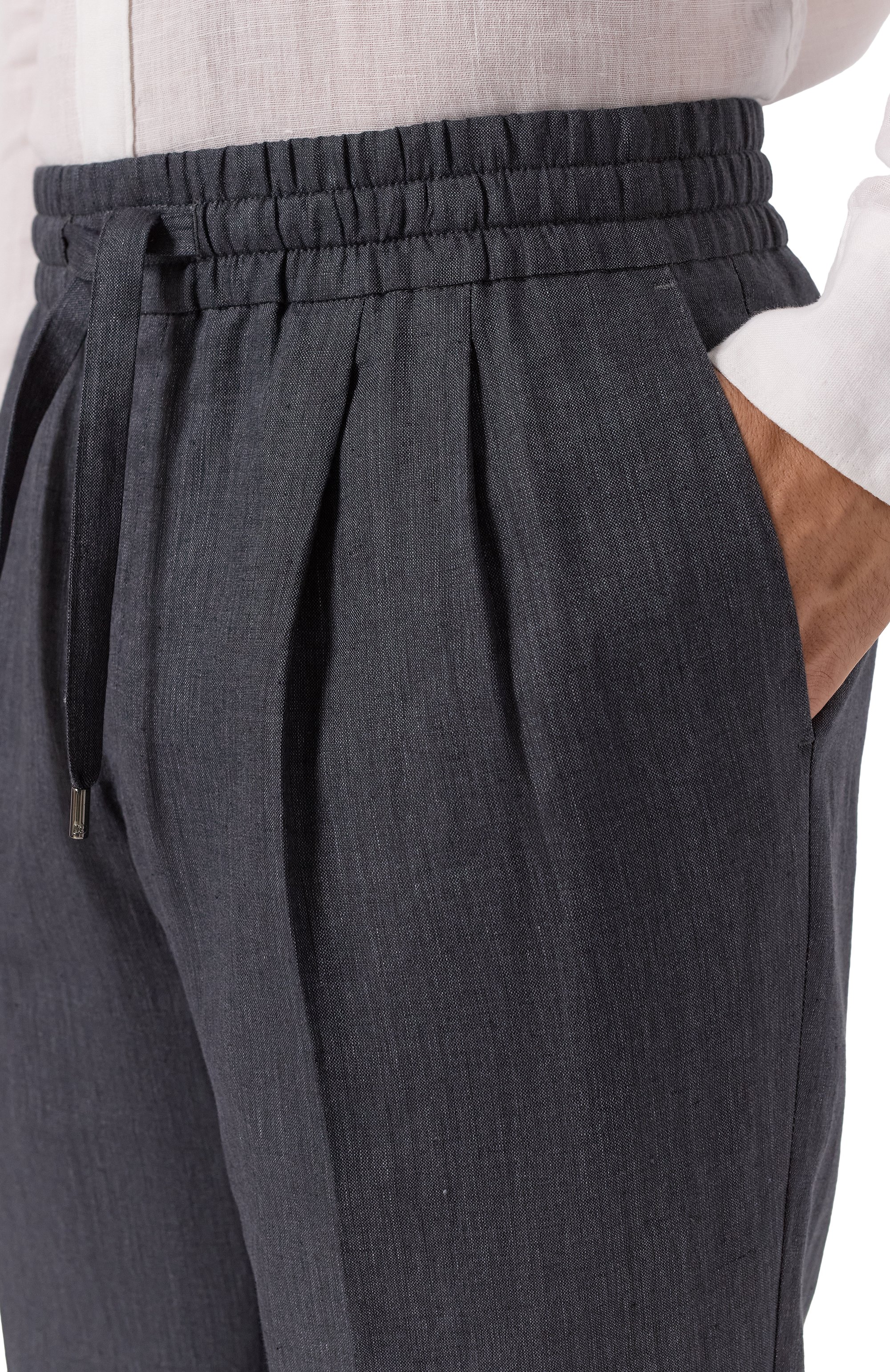 Льняные брюки DOLCE & GABBANA, арт. GP12QZ/FU4MF, фото 5