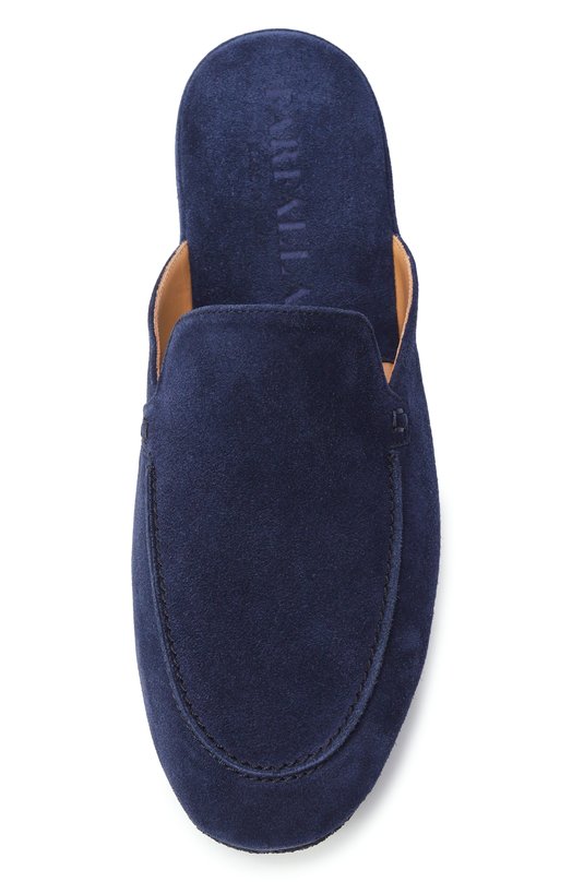 Замшевые домашние туфли Farfalla C19I/SUEDE Синий  C19I/SUEDE Фото 6