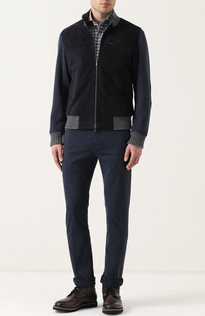 Хлопковая рубашка в клетку LUIGI BORRELLI, арт. EV18/TS4096, фото 2