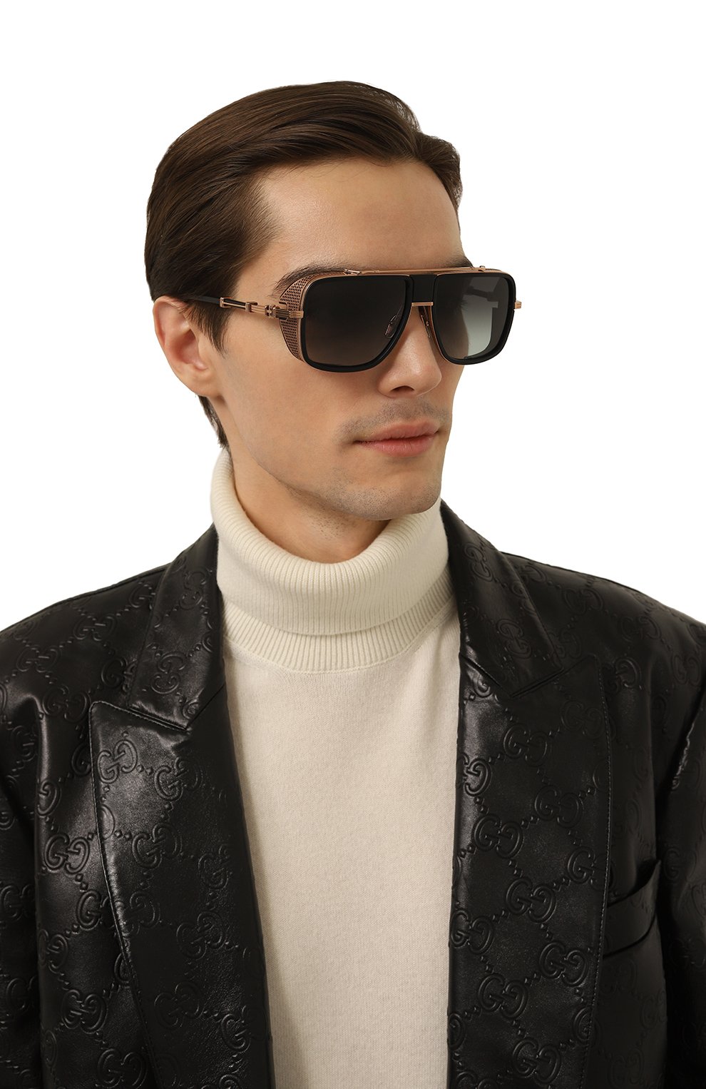 Солнцезащитные очки BALMAIN черного цвета по цене 125500 руб., арт. BPS-104F, фото 2 Солнцезащитные очки BALMAIN, арт. BPS-104F, фото 2