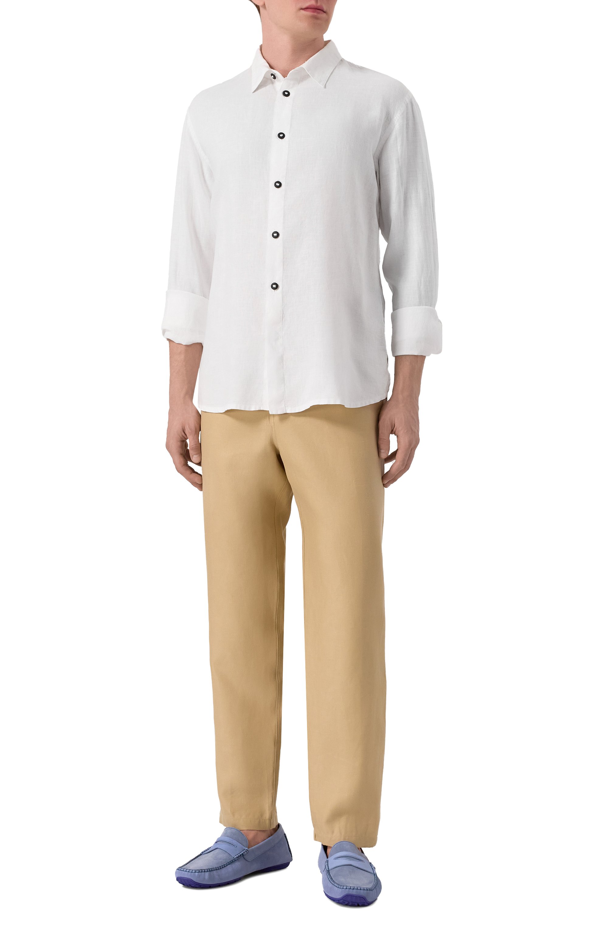 Льняные брюки DEREK ROSE, арт. 9800-SYDN001, фото 2