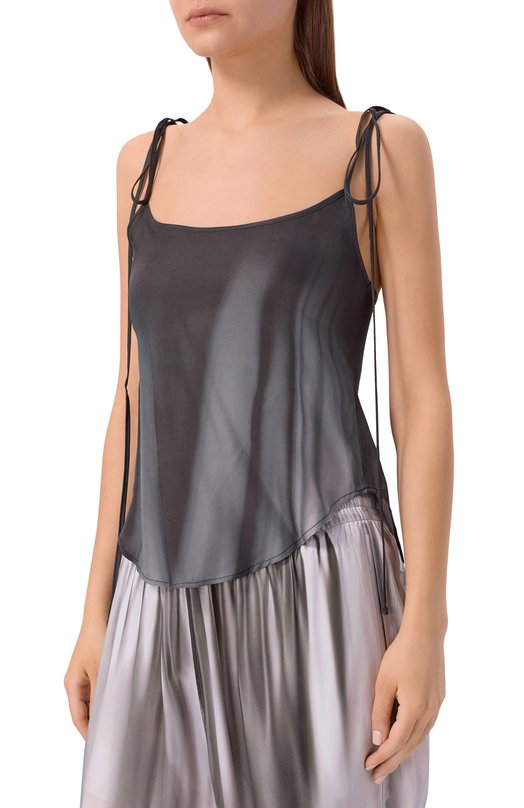 Топ из вискозы Diesel A20974/0BKBG Серый  A20974/0BKBG Фото 3