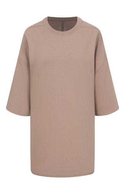 Женская хлопковая футболка RICK OWENS, арт. RP01E7204/JA