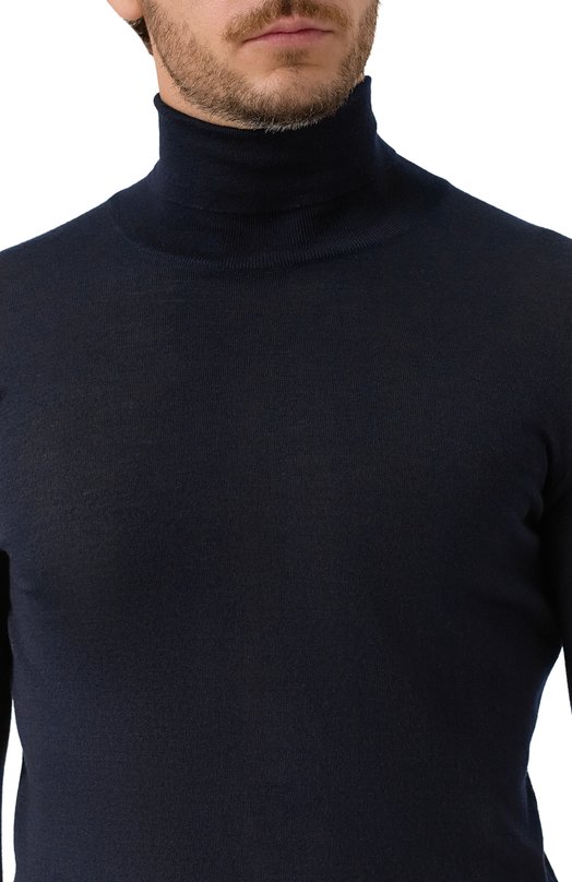 Водолазка из кашемира и шелка Stefano Ricci KE03500D01/E25345 Синий  KE03500D01/E25345 Фото 5