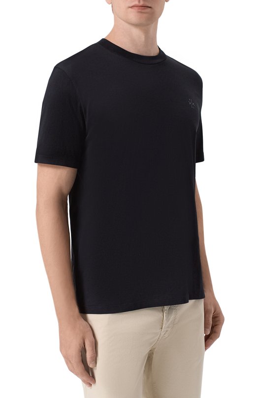 Хлопковая футболка Jacob Cohen JUM_40002 001 M4530 L1 Чёрный  JUM_40002 001 M4530 L1 Фото 3