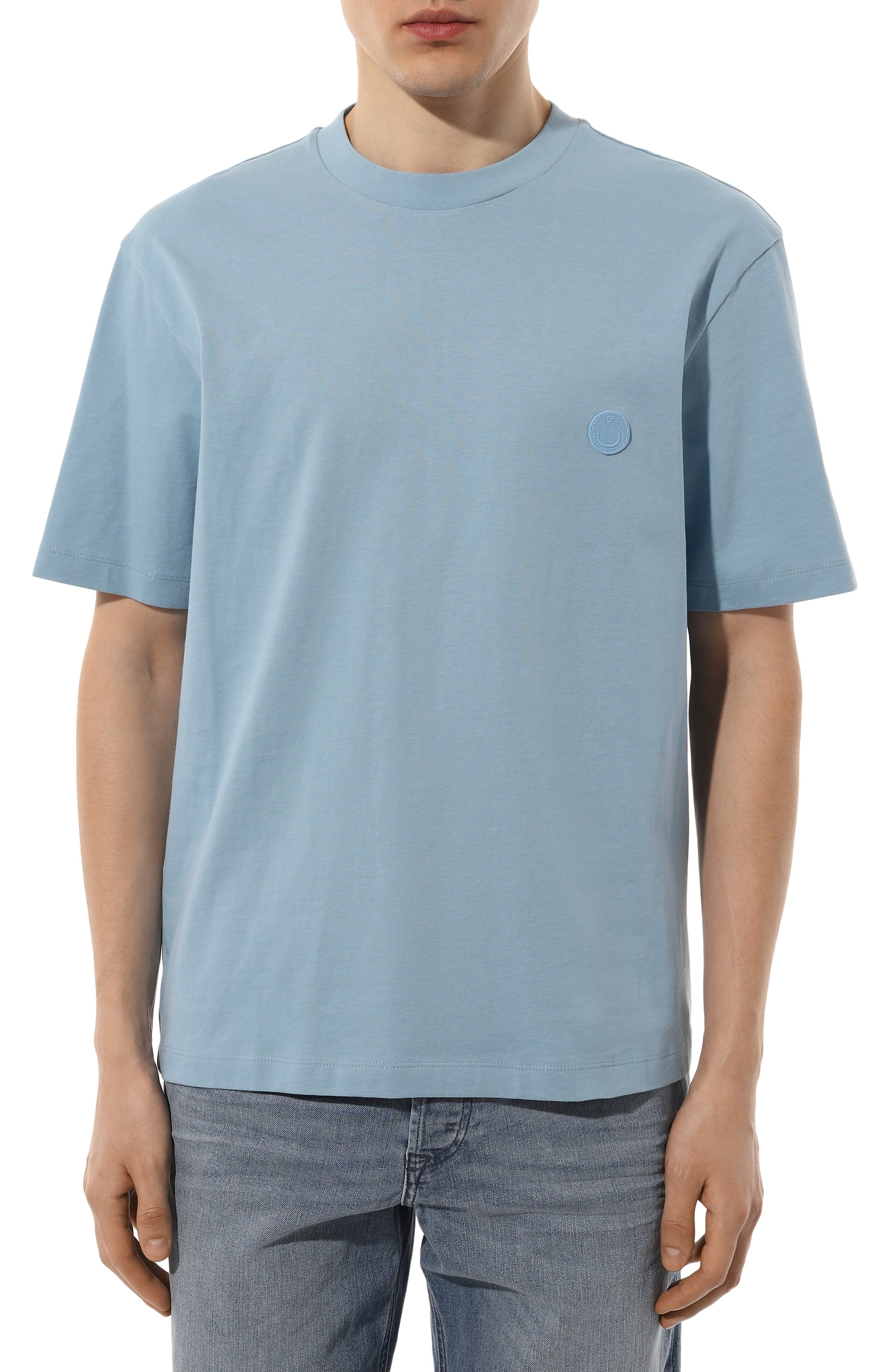 Хлопковая футболка HUGO BLUE, арт. 50519984, фото 3