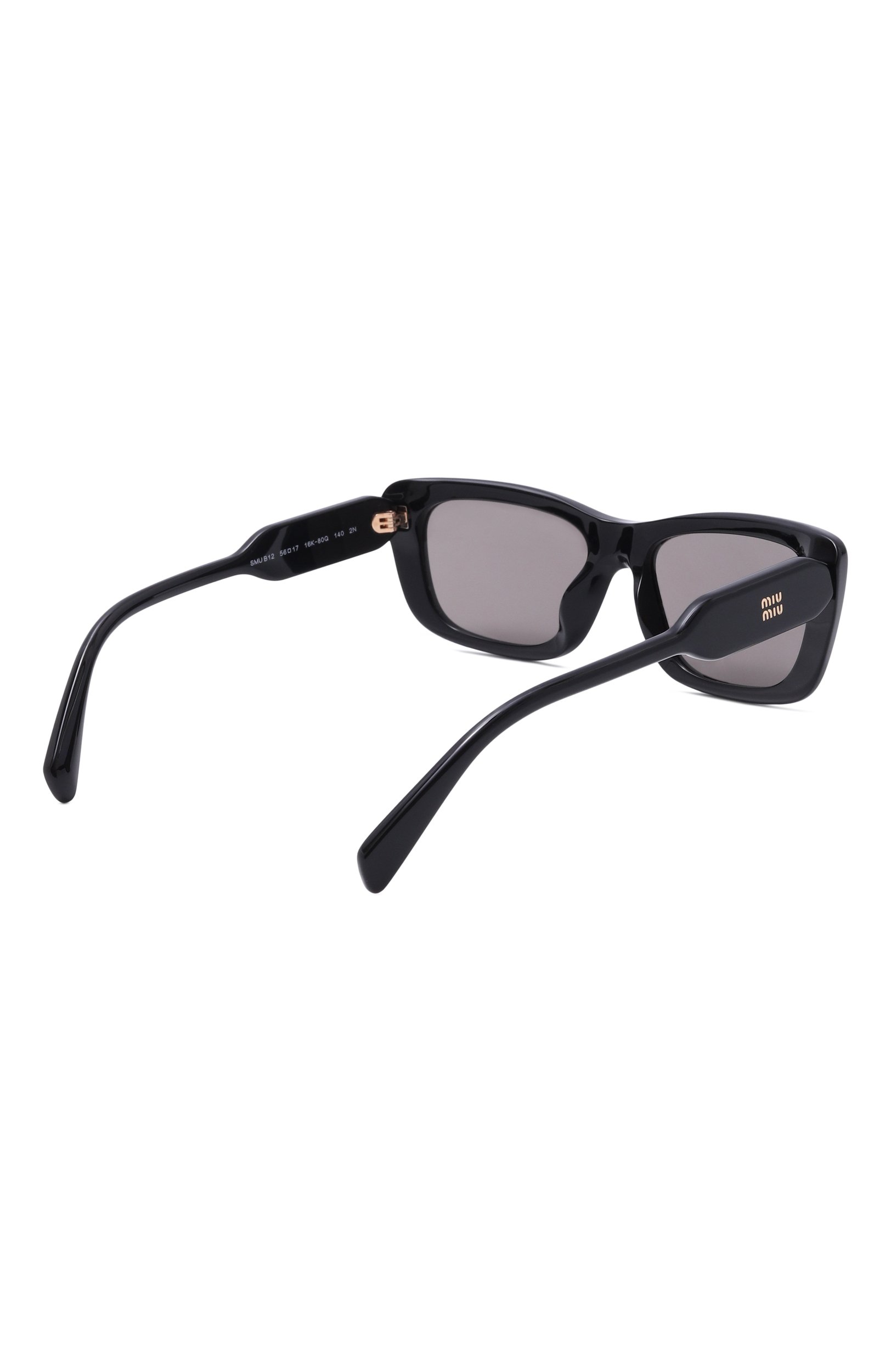 Солнцезащитные очки MIU MIU черного цвета по цене 53700 руб., арт. B12S-16K80Q, фото 3 Солнцезащитные очки MIU MIU, арт. B12S-16K80Q, фото 3