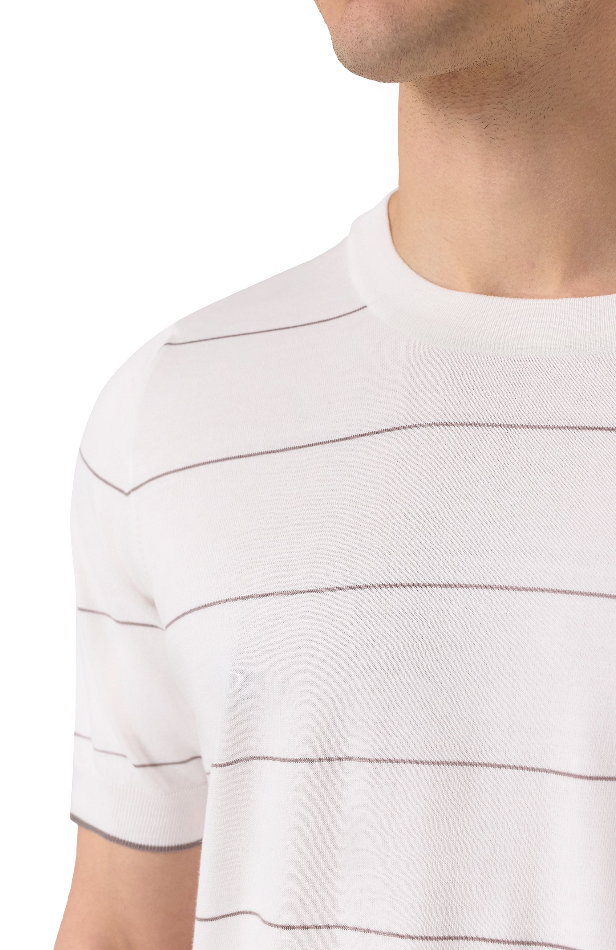 Хлопковый джемпер BRUNELLO CUCINELLI, арт. M29805300, фото 5