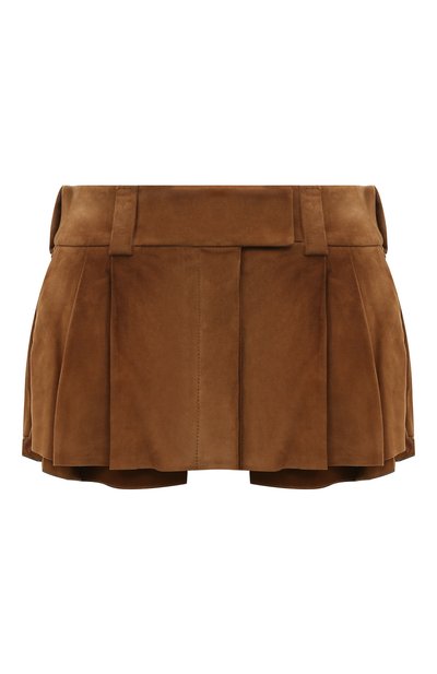 Замшевая юбка MIU MIU, арт. MPD701-104R-F0401, фото 1