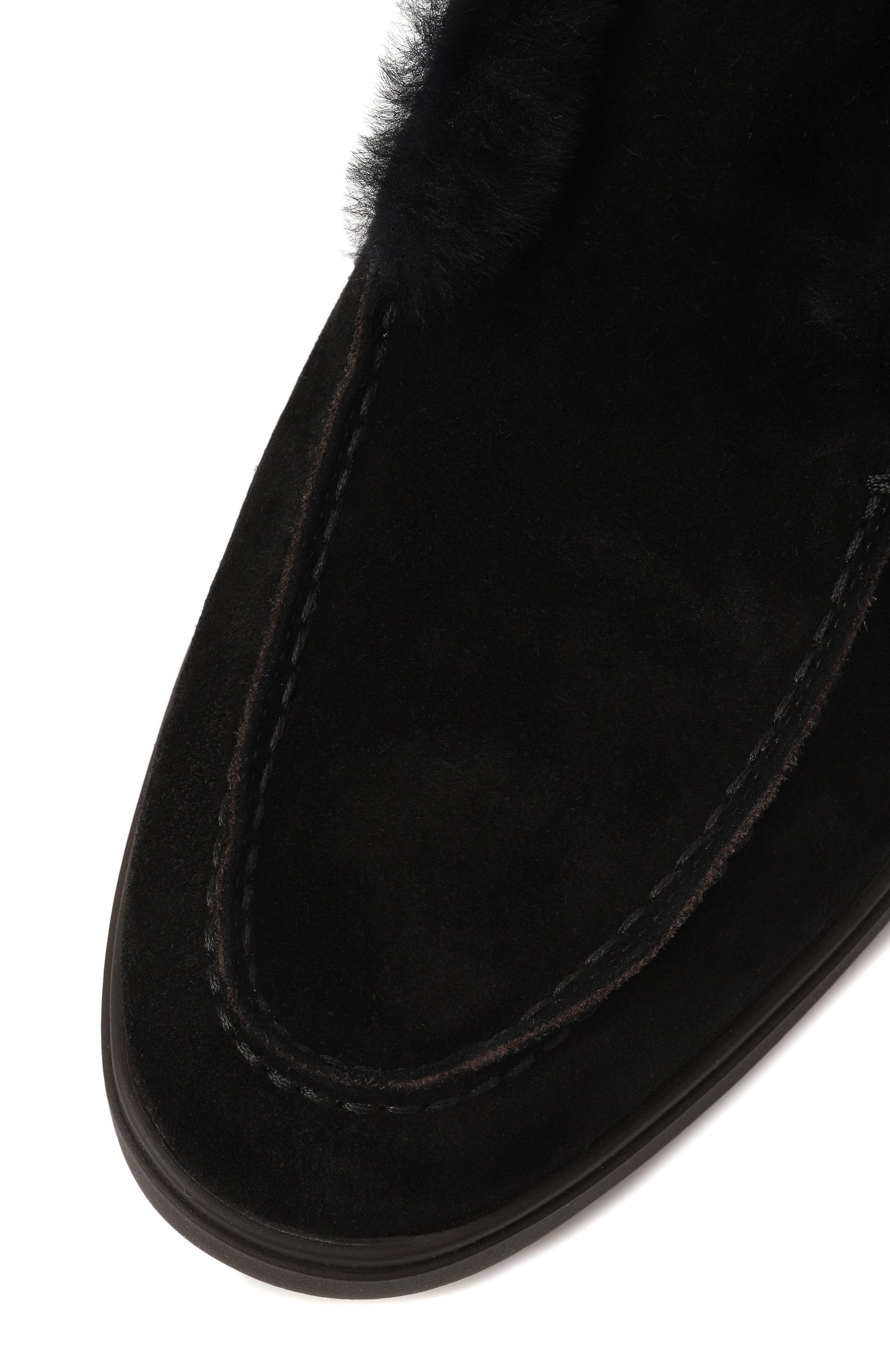 Замшевые ботинки SANTONI, арт. WUYG58457NERAPFR, фото 7