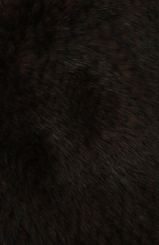 Меховая шапка из норки VICTORIA KUSENKOVA 050250004071 Коричневый  050250004071 Фото 4