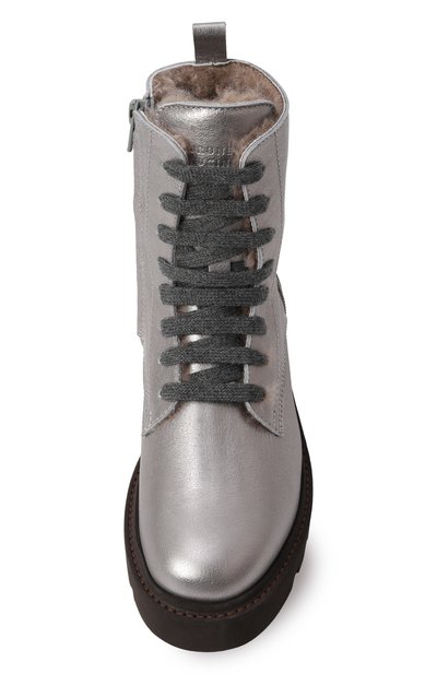 Кожаные ботинки BRUNELLO CUCINELLI, арт. BZLMNZG401, фото 4