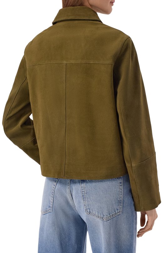 Замшевая куртка Zadig and Voltaire RW0W01273 Хаки  RW0W01273 Фото 4