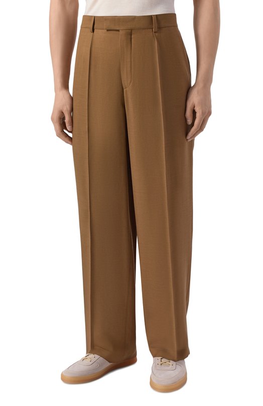 Брюки из вискозы и лиоцелла 12 STOREEZ 137275 Коричневый  137275 Фото 3