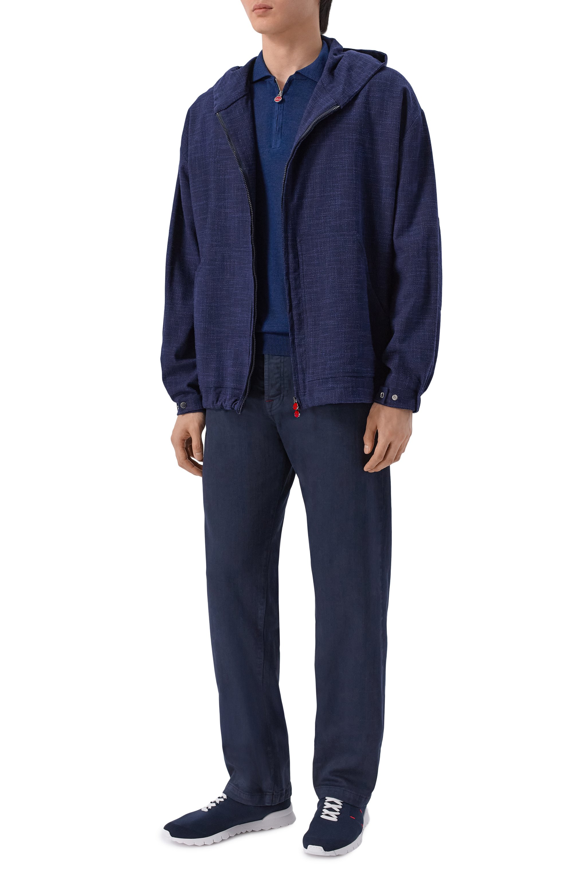 Текстильные кроссовки KITON, арт. USSA392N01362, фото 2