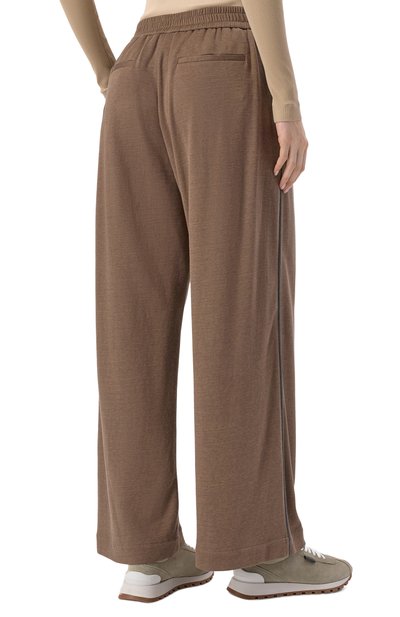 Брюки из хлопка и шелка BRUNELLO CUCINELLI, арт. MD828SM689, фото 4
