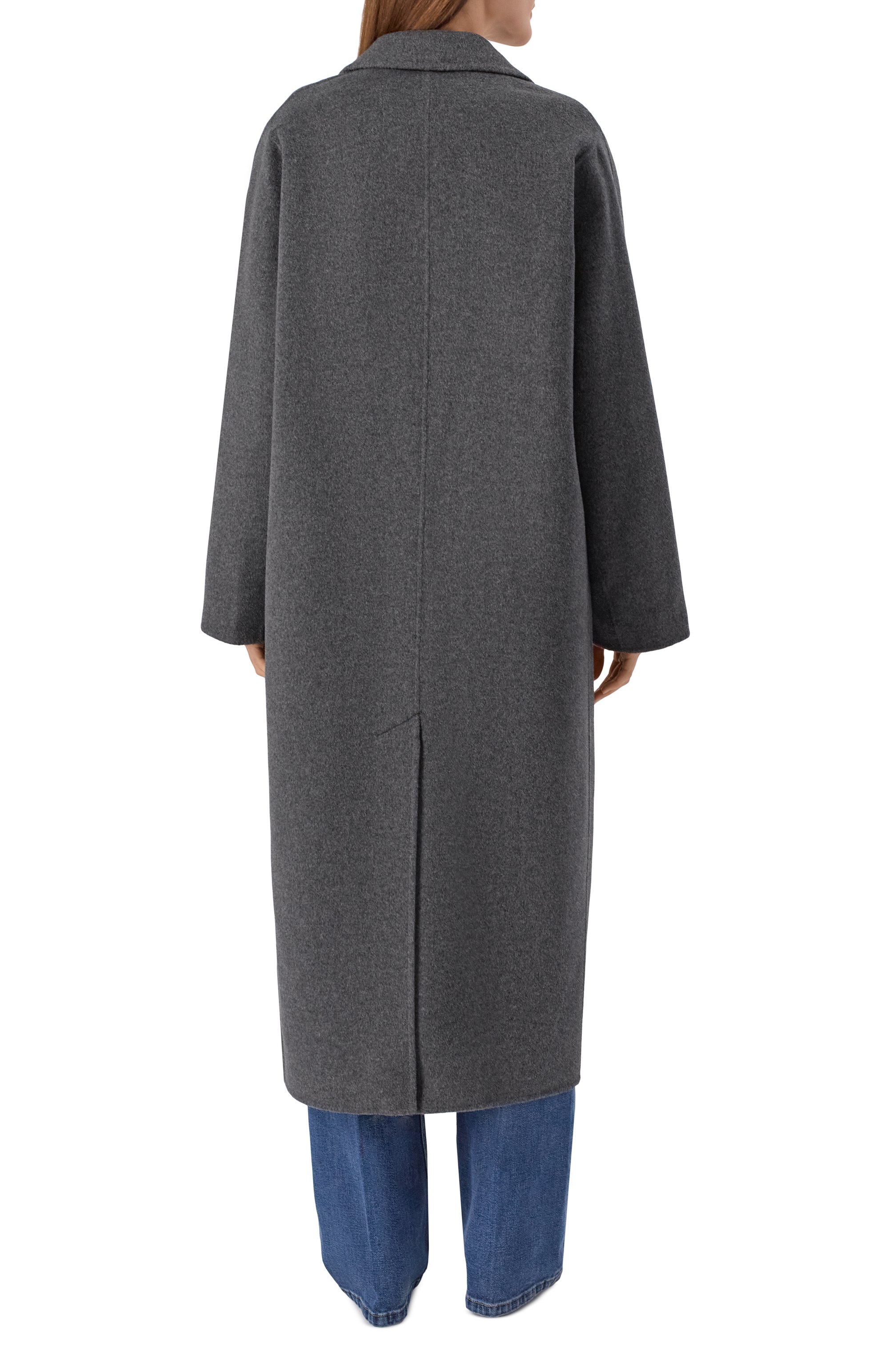 Пальто из шерсти и кашемира 12 STOREEZ серого цвета по цене 65000 руб., арт. 130878, фото 4 Пальто из шерсти и кашемира 12 STOREEZ, арт. 130878, фото 4