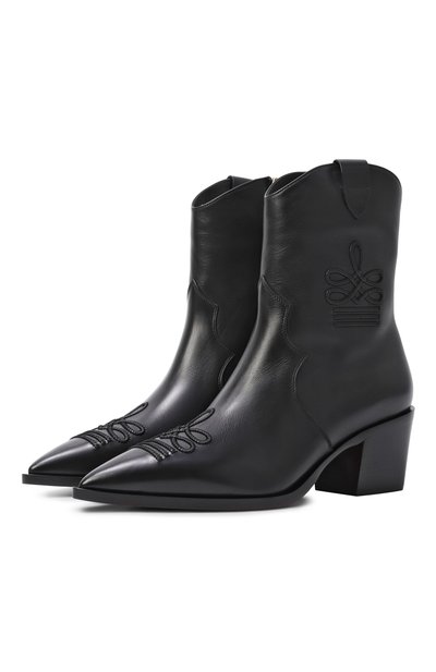 Женские кожаные ботильоны SANTONI, арт. WT0G71985BJ2S0WF