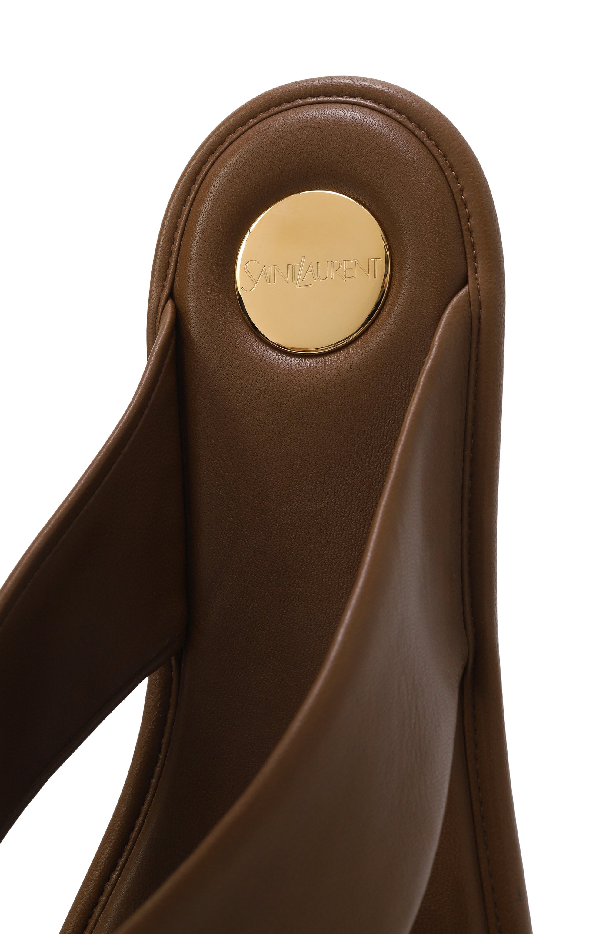 Кожаные шлепанцы carlyle SAINT LAURENT, арт. 825283/AADF0, фото 7