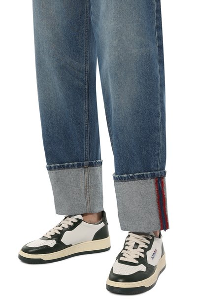 Кожаные кеды medalist AUTRY темно-зеленого цвета по цене 21450 руб., арт. A100AULWWB49, фото 3 Кожаные кеды medalist AUTRY, арт. A100AULWWB49, фото 3