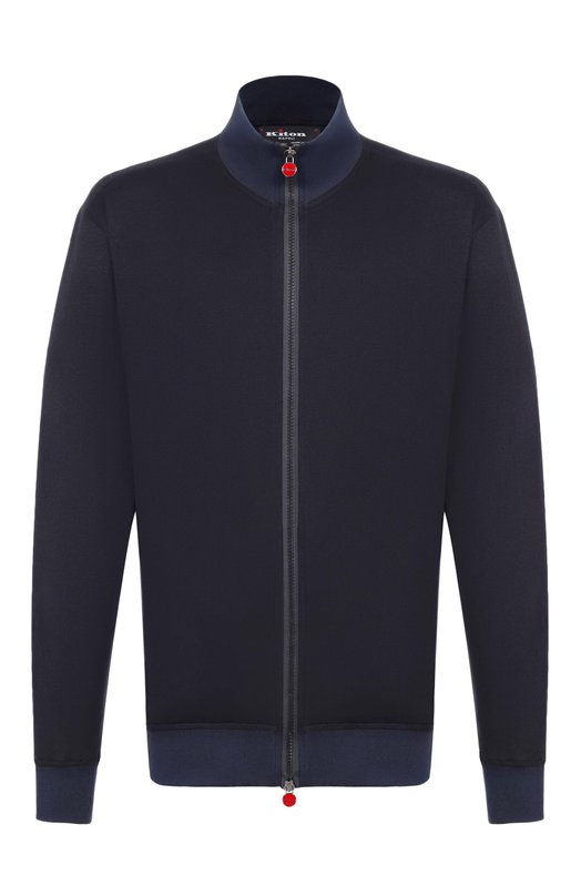 Хлопковая толстовка Kiton UMC032K06R4911_5XL-8XL Синий UMC032K06R4911_5XL-8XL