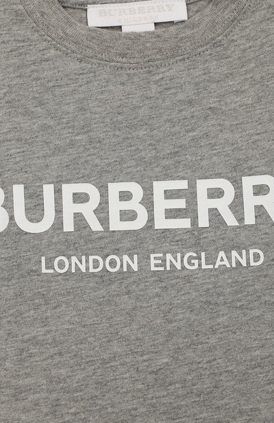 Хлопковая футболка BURBERRY, арт. 8009202, фото 3