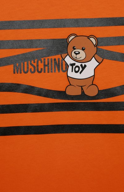 Хлопковый лонгслив MOSCHINO, арт. HU000J/LAA20/10A-14A, фото 3