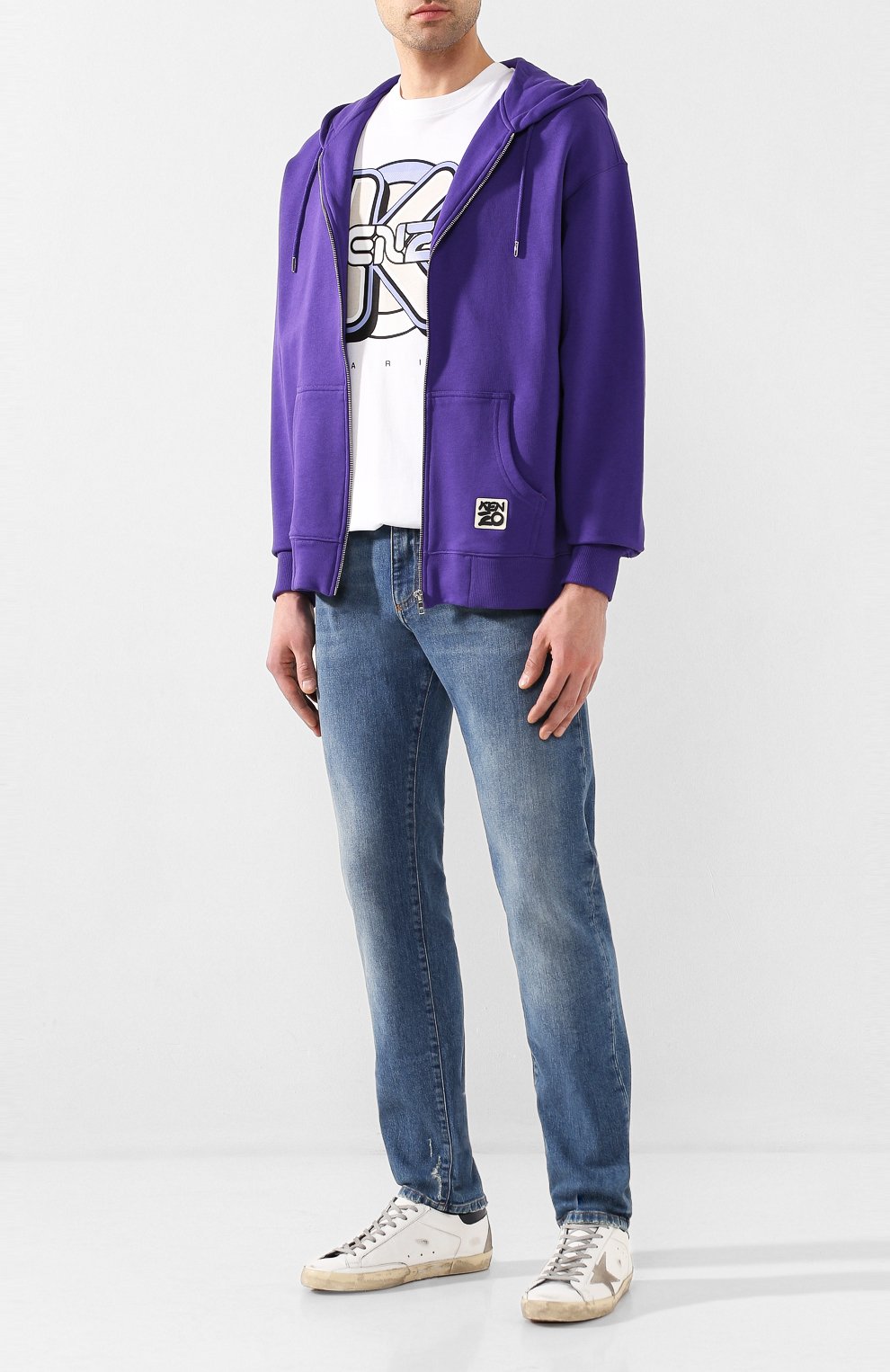 Хлопковая толстовка KENZO, арт. FA55BL7704ME, фото 2