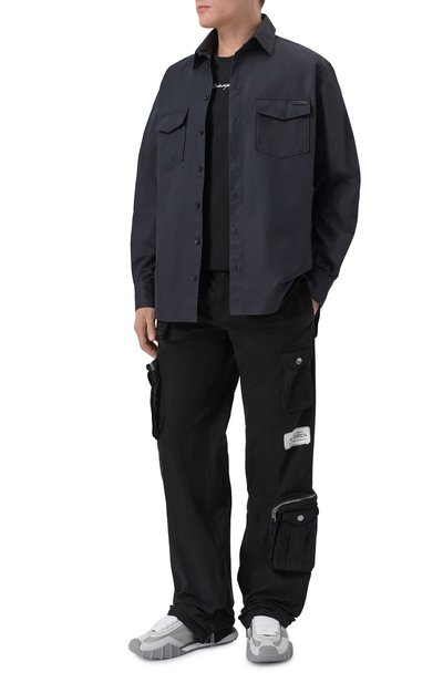 Комбинированные кроссовки dg athletic DOLCE & GABBANA, арт. CS2384/A0136, фото 2