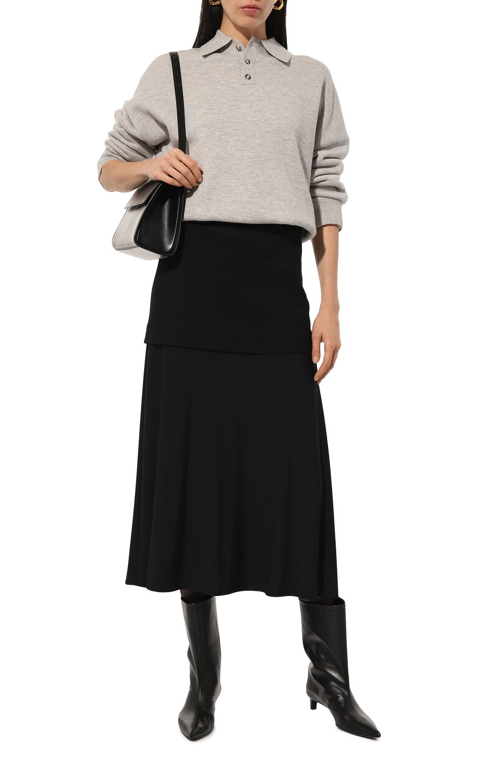 Поло из шерсти и кашемира NANUSHKA, арт. NU24FWSW01493, фото 2