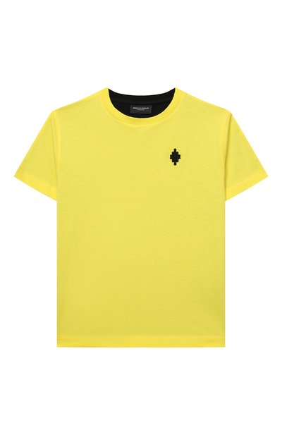 Хлопковая футболка MARCELO BURLON KIDS OF MILAN, арт. 21E/B/MB/1116/0010/2-6Y, фото 1