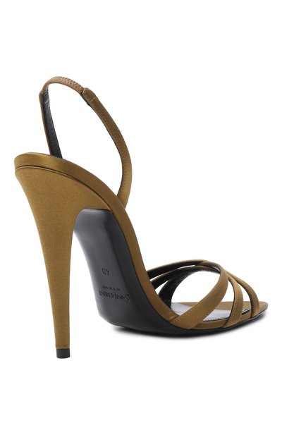 Атласные босоножки kate 110 SAINT LAURENT, арт. 859259/9QNAG, фото 5