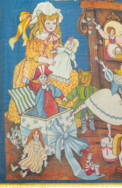 Шаль щелкунчик из кашемира и шерсти GOURJI, арт. 91264655/41114, фото 4