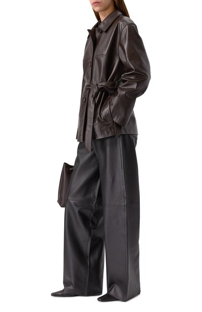 Кожаные брюки HAIKURE, арт. HEW03296PL002TP, фото 2