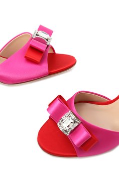 Женские текстильные мюли julia you CASADEI розового цвета, арт. 1M420J0801/C2654 | Фото 7 (Материал внутренний: Натуральная кожа; Материал внешний: Текстиль; Подошва: Плоская; Каблук высота: Высокий; Драгоценные камни: Проставлено; Материал сплава: Проставлено; Каблук тип: Шпилька)