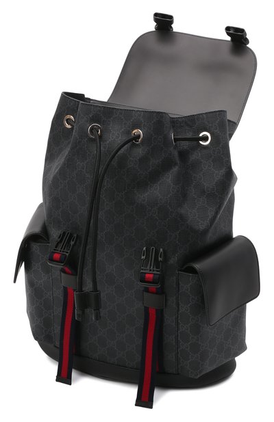 Рюкзак gg supreme с клапаном GUCCI, арт. 495563/K9R8X, фото 4
