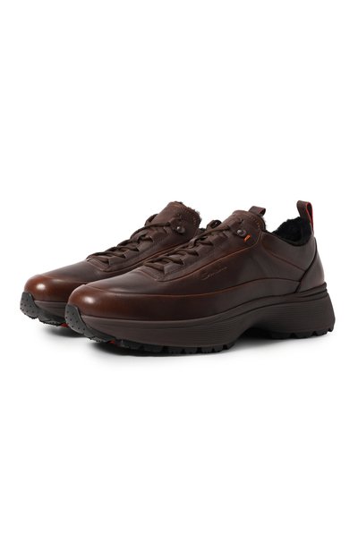 Мужские кожаные кроссовки bounce SANTONI, арт. MBBG22256SNEPUHE